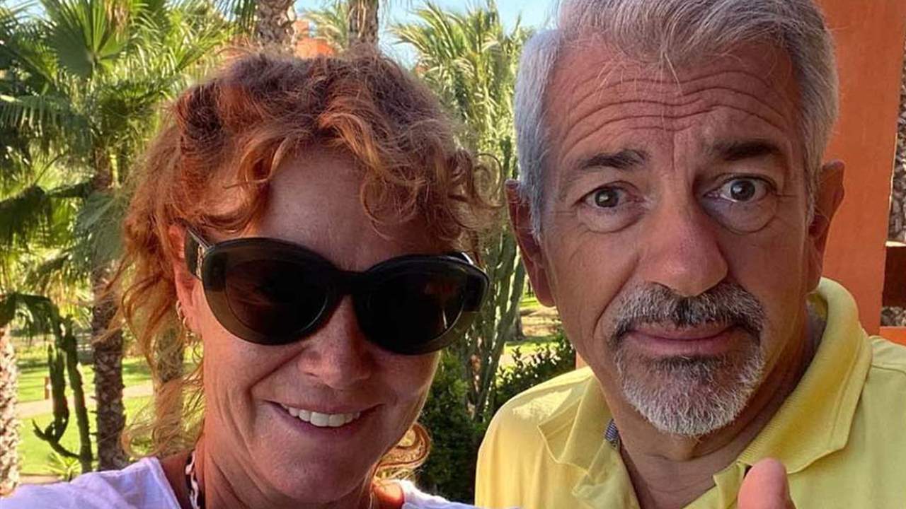 Carlos Sobera disfruta "de la vida y el amor" junto a su mujer Patricia Santamaría antes del inminente estreno de 'Pesadilla en el paraíso'