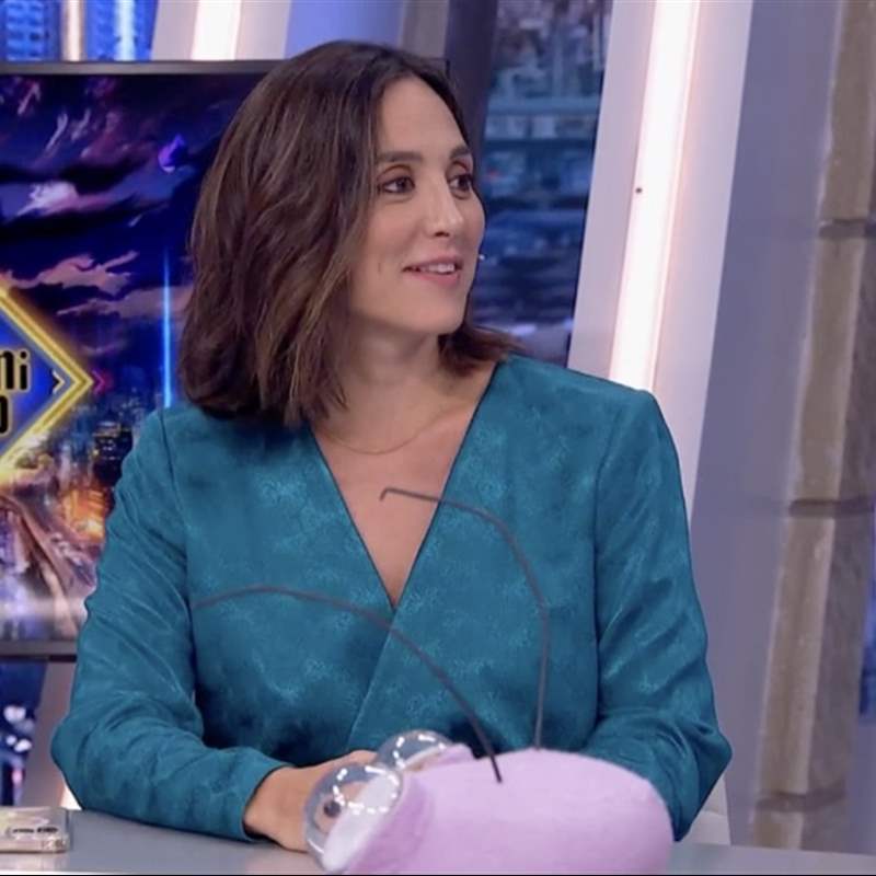 Tamara Falcó, nerviosa, se moja al hablar de su boda con Iñigo Onieva en su vuelta a 'El Hormiguero'