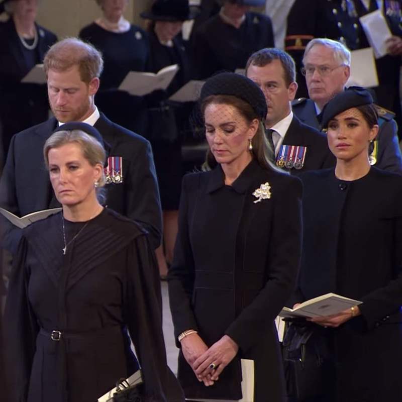 Meghan Markle, por primera vez en público con la Familia Real tras meses en el cortejo fúnebre de Isabel II