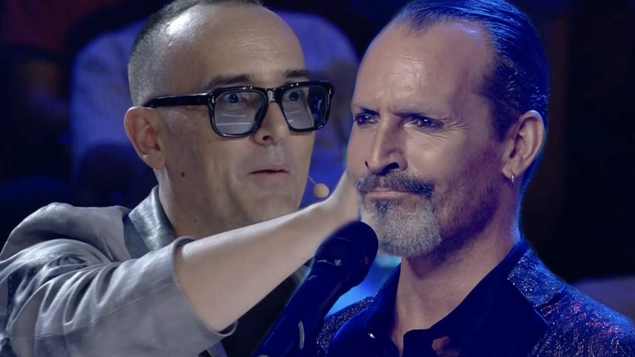 Risto Mejide y Edurne, en shock con la actuación del doble de Miguel Bosé en 'Got Talent'