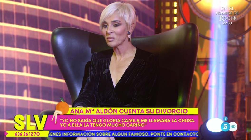 Ana María Aldón se confiesa en Sálvame