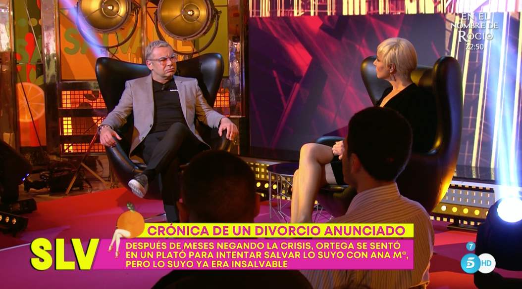 Jorge Javier entrevista a Ana María Aldón en Sálvame