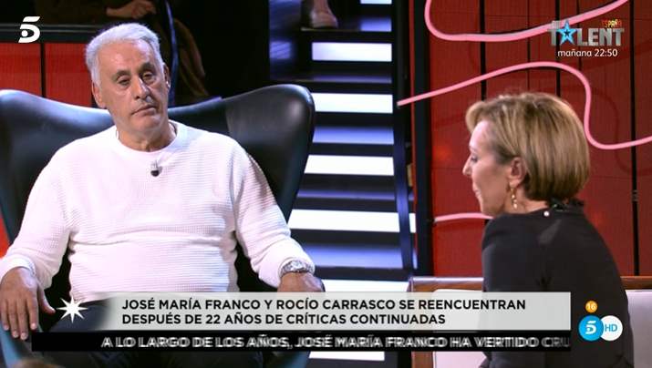 José María Franco y Rocío Carrasco