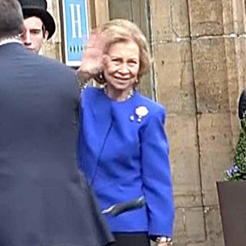 La reina Sofía llega a Oviedo para arropar a la princesa Leonor en su gran día