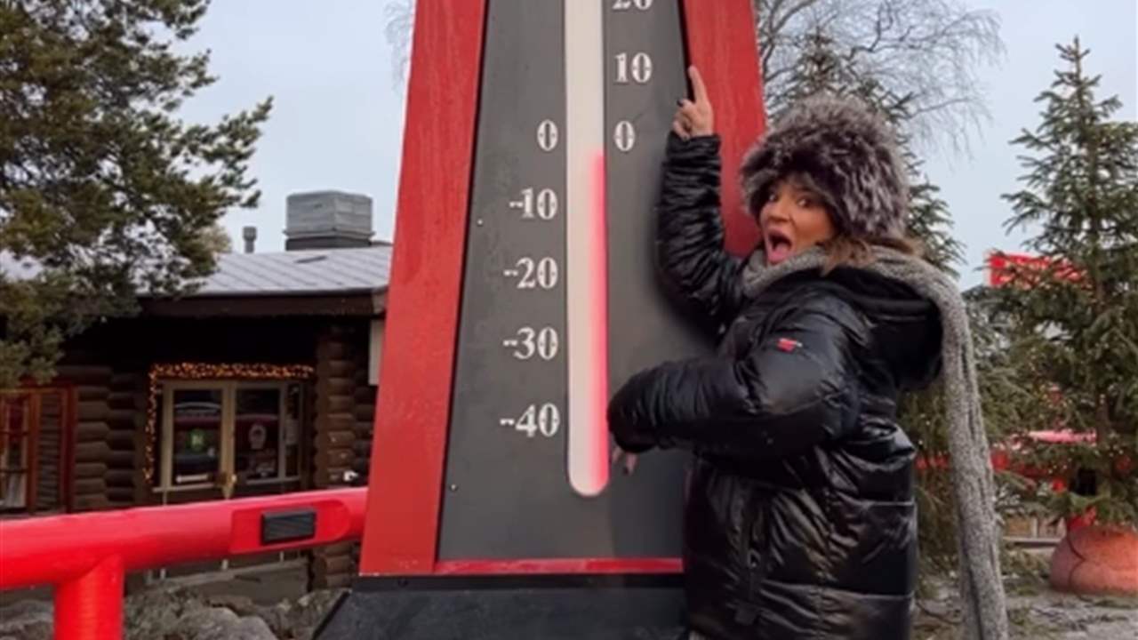 Las divertidas y heladas vacaciones de Raquel Bollo en Laponia tras bautizar a su nieta