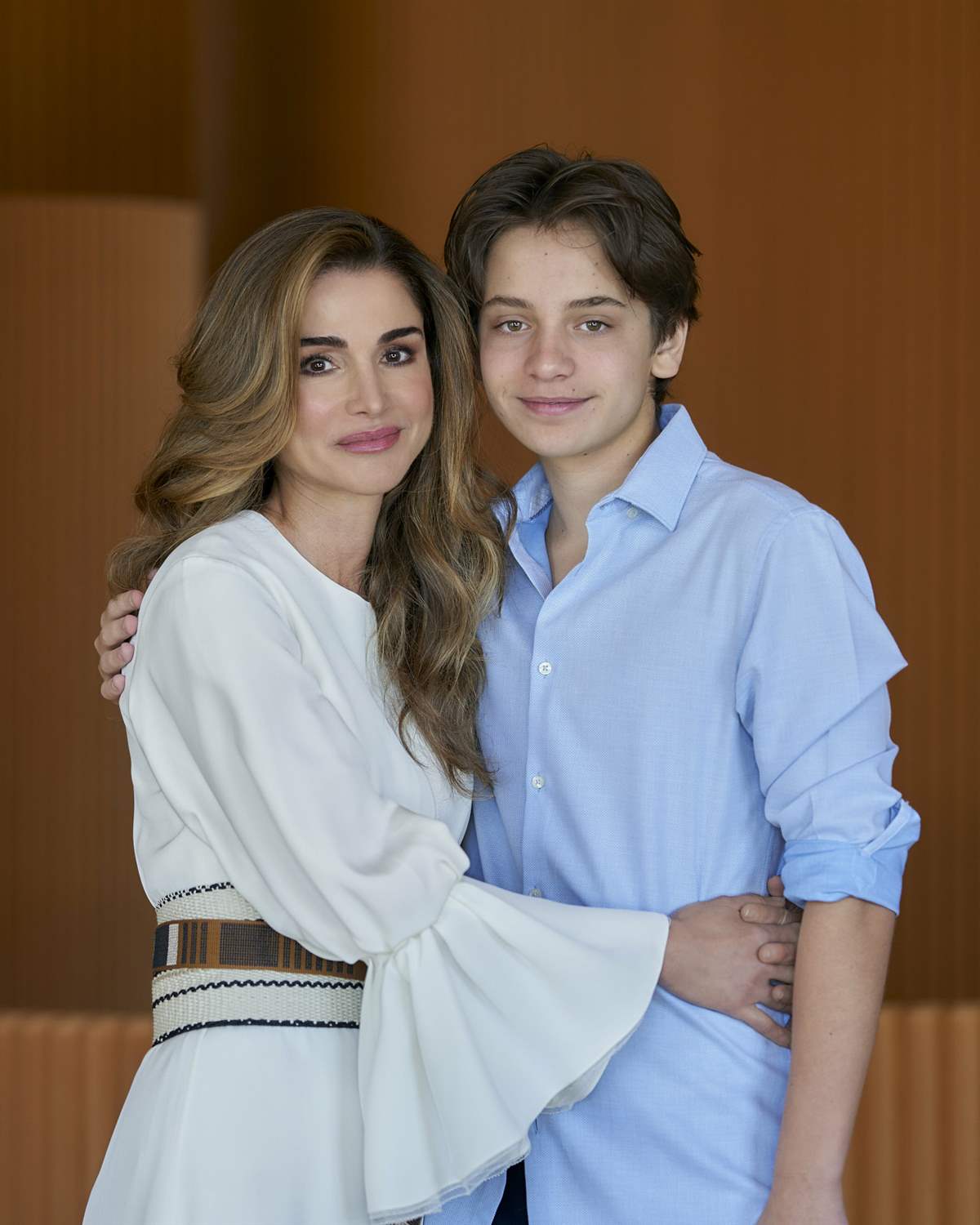 Rania de Jordania y el príncipe Hashem 