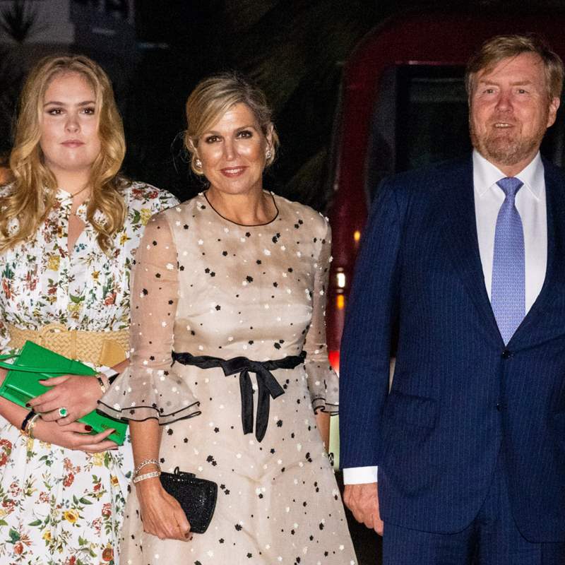 Llega a su fin el exitoso debut de Amalia de Holanda en viaje oficial, junto a sus padres, Máxima y Guillermo de Holanda