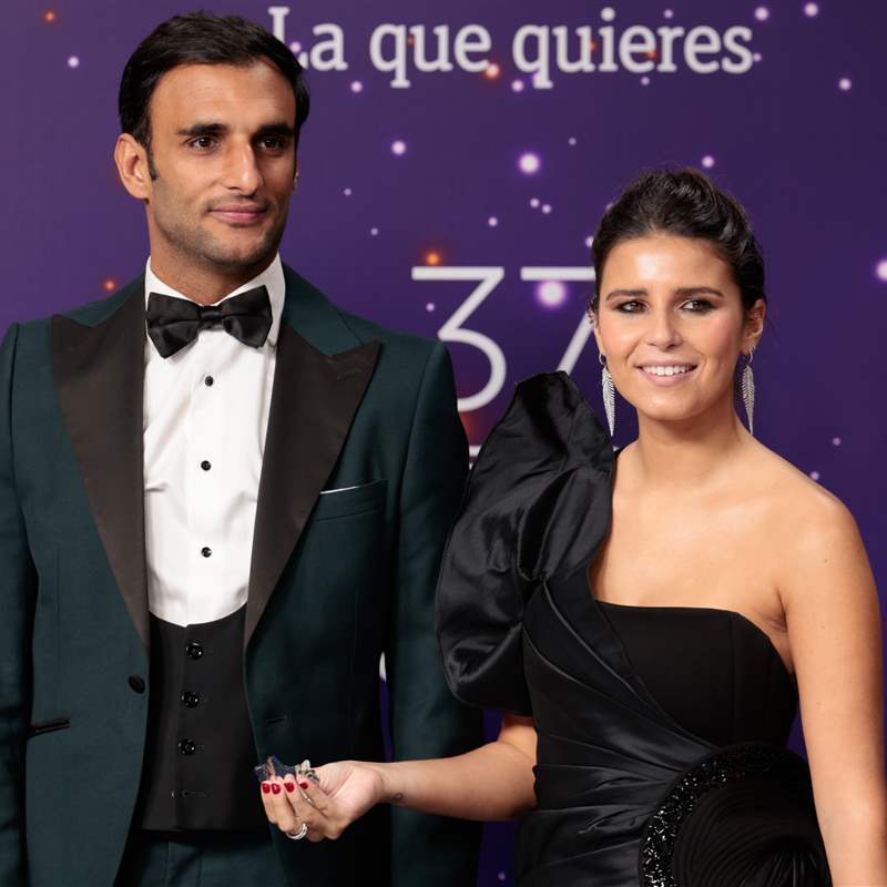 Tana Rivera, junto a su novio Manuel Vega, protagonistas de los Goya 2023