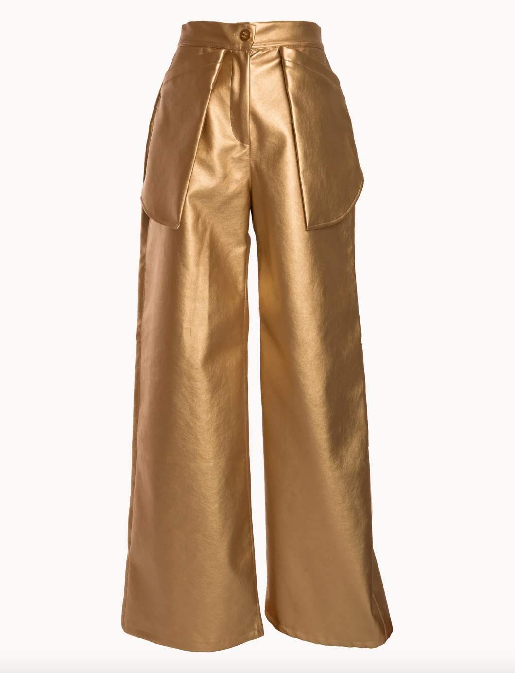 Pantalones dorados de Pilar Rubio