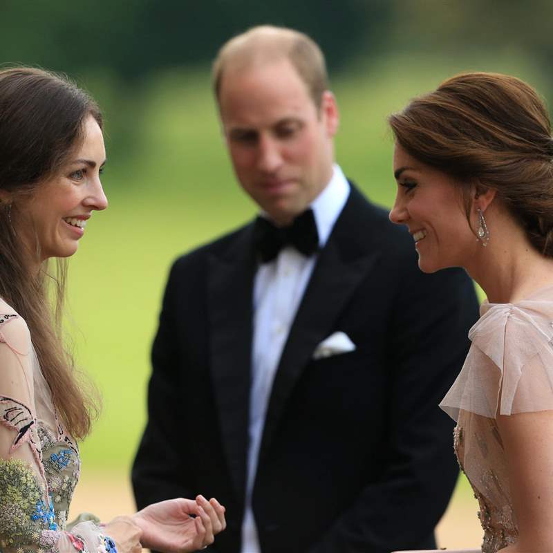 Rose Hanbury, Kate Middleton y el príncipe Guillermo 
