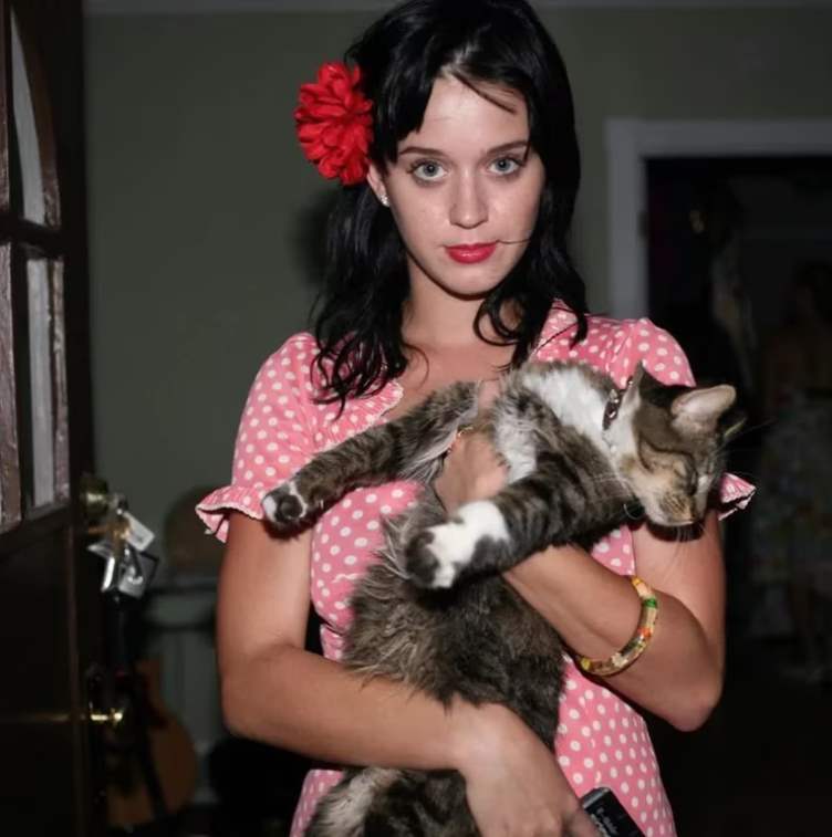 Katy Perry y su gata Kitty Perry