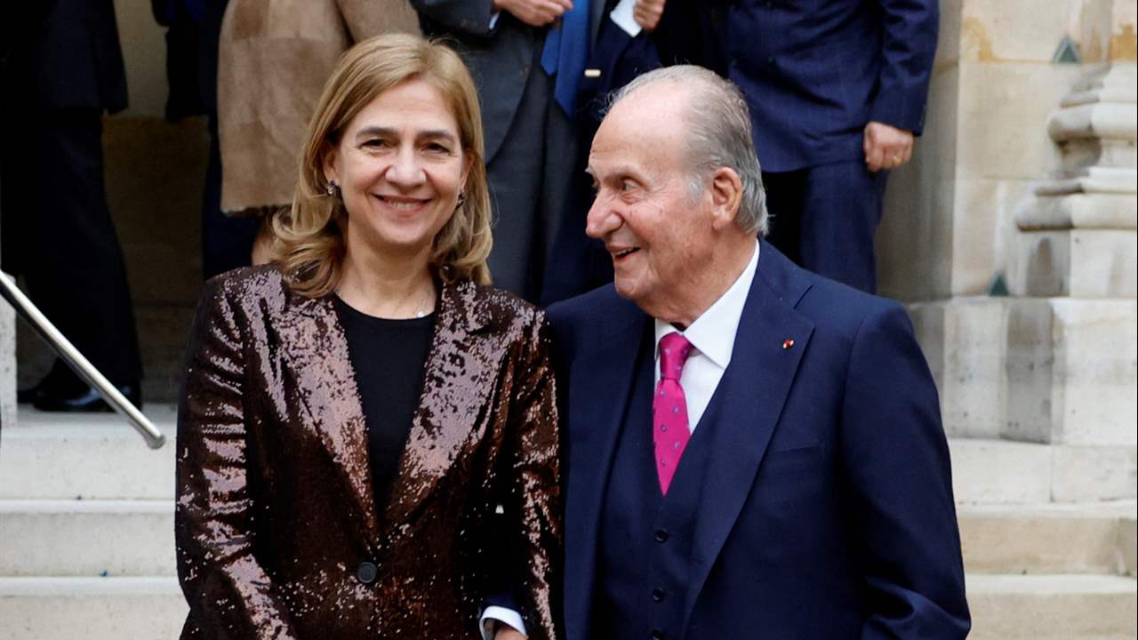 El rey Juan Carlos y la infanta Cristina