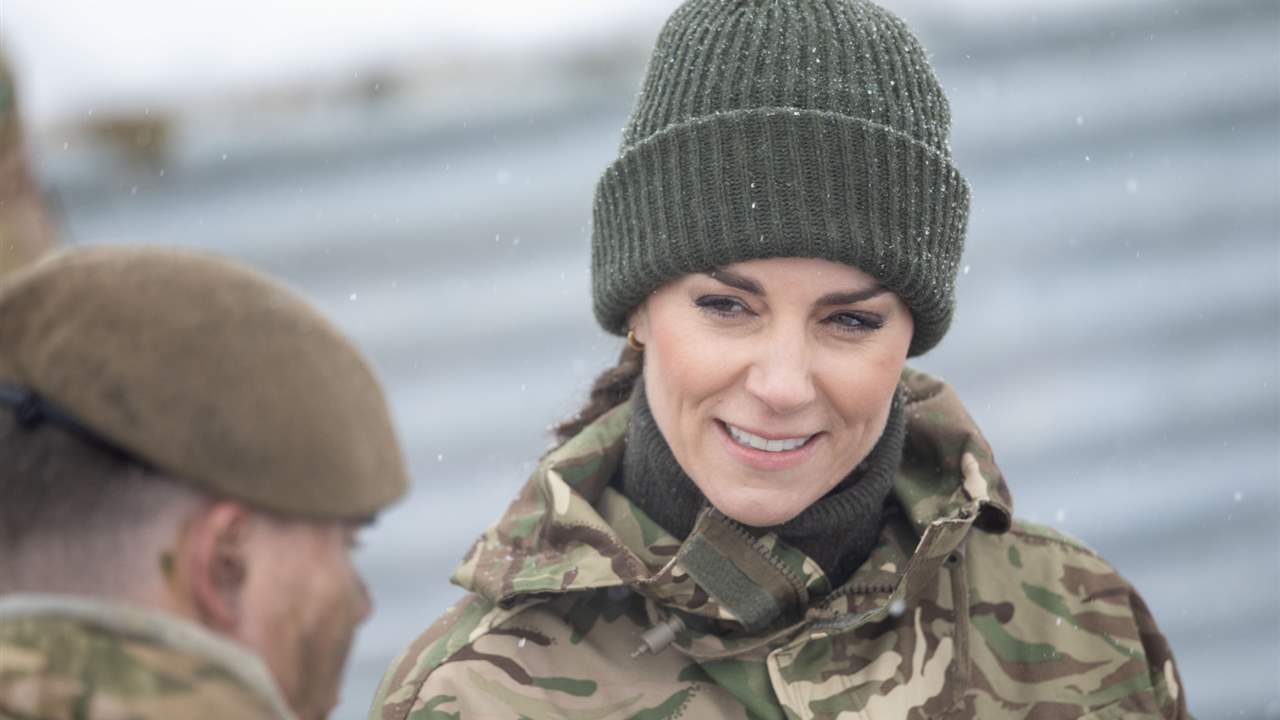 Kate Middleton en la nieve 