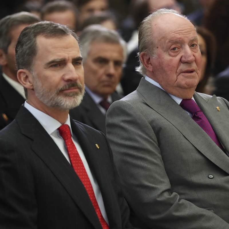 Felipe VI y Juan Carlos I 