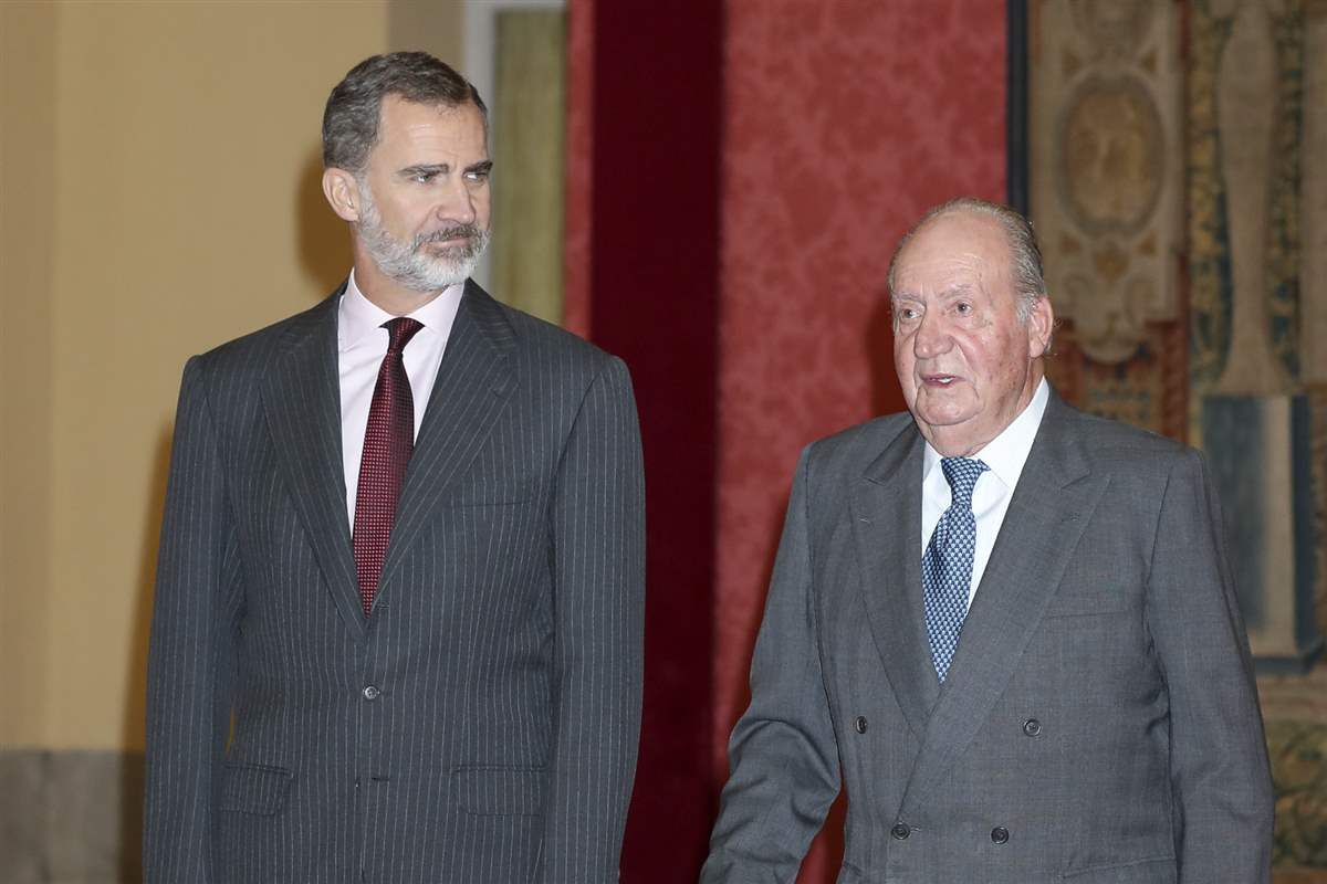 Felipe VI y Juan Carlos I 