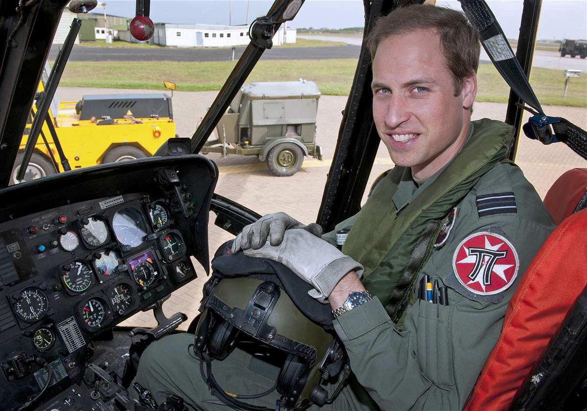 El príncipe Guillermo en las Fuerzas Aéreas