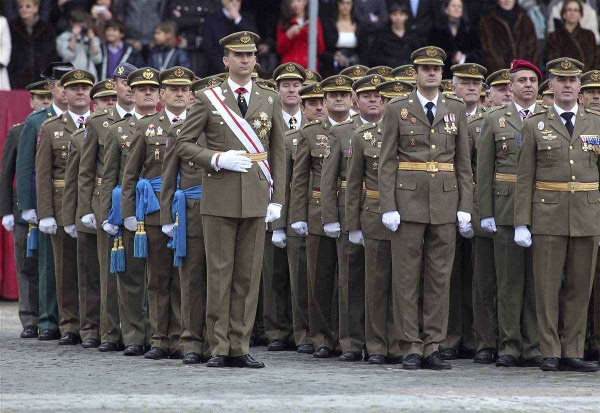 Felipe VI en la Academia Militar de Zaragoza 