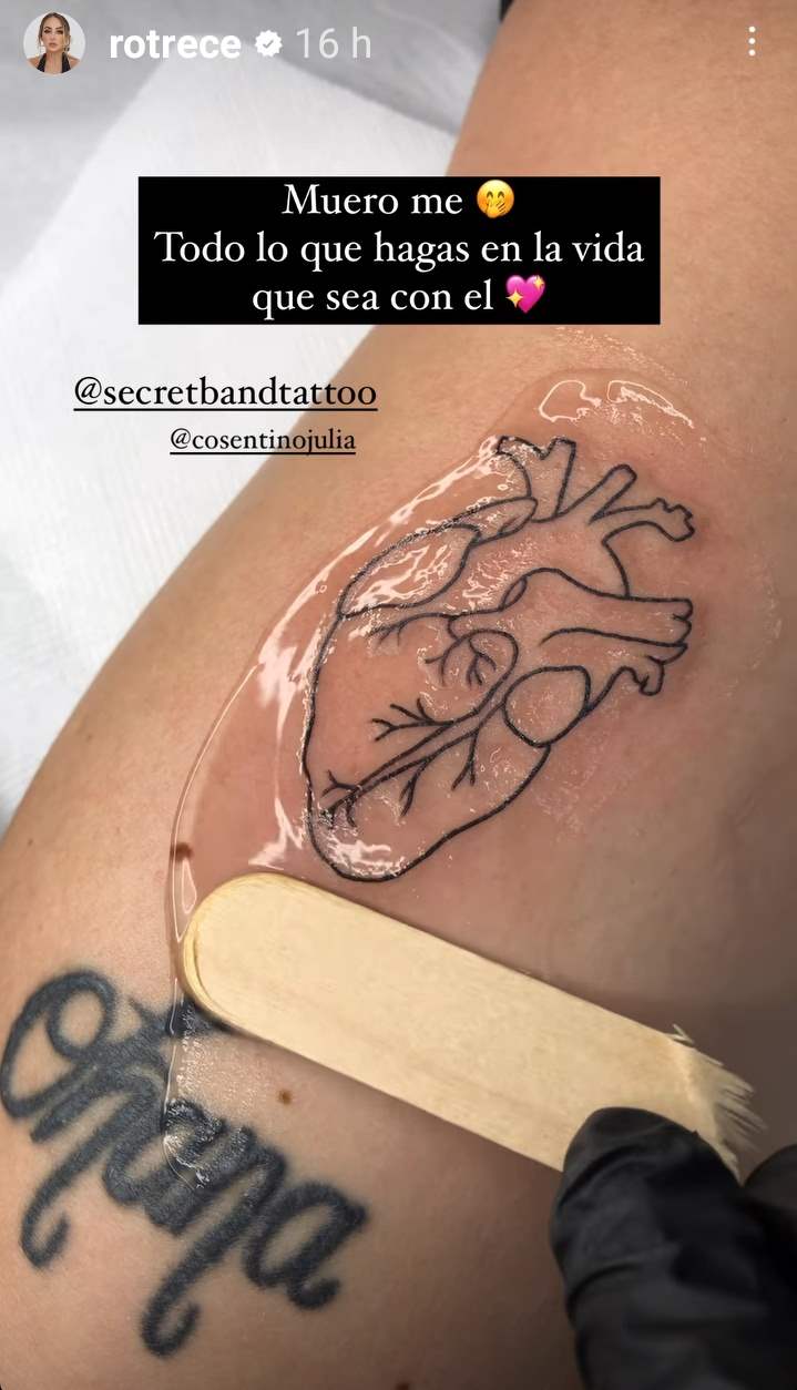 Rocío Flores tatuaje