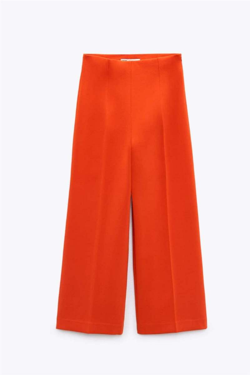 Pantalones culotte naranja