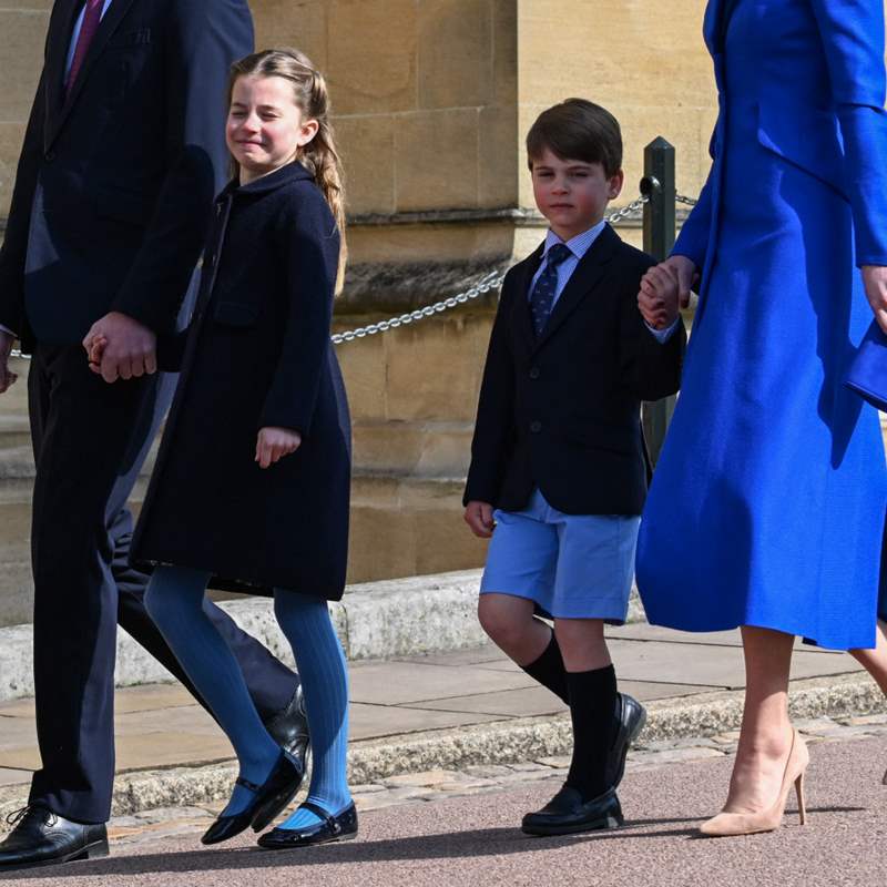 Del debut de Louis a la madurez de George: Los hijos de Kate Middleton grandes protagonistas de la Misa de Pascua en Windsor 