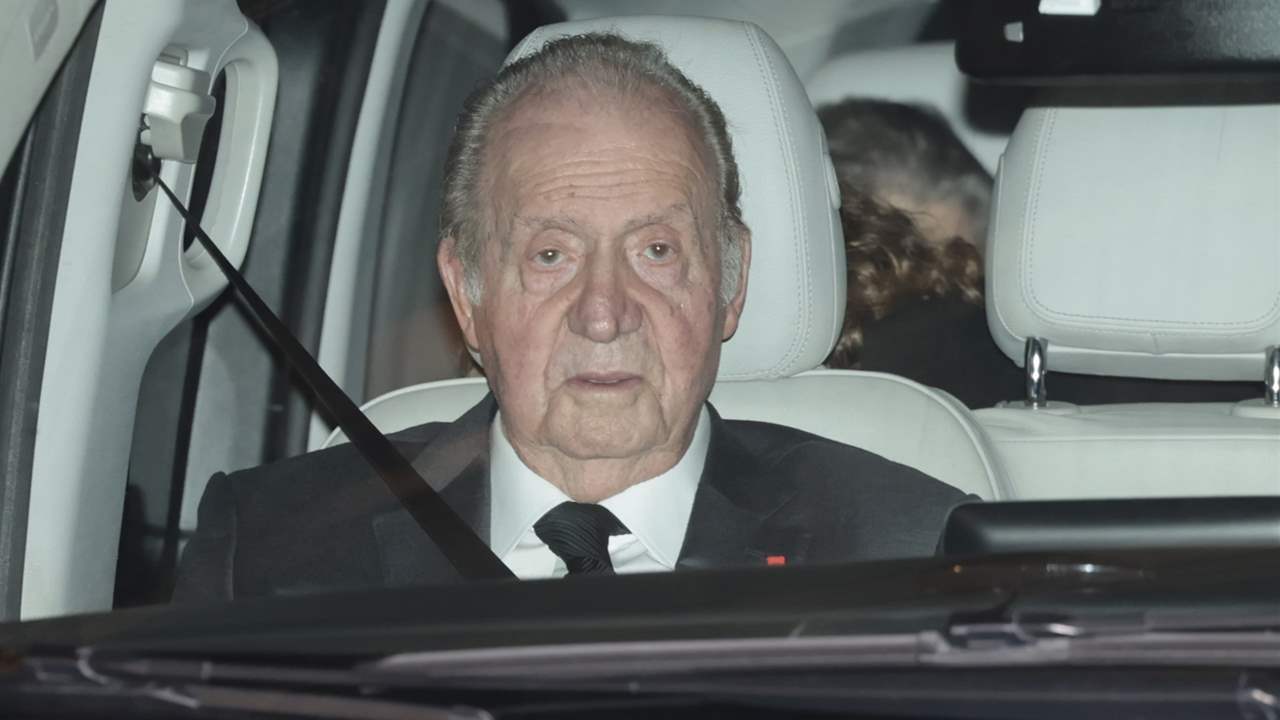 Primeras imágenes del rey Juan Carlos en Londres: visita a un club privado antes de su encuentro con Carlos III en Palacio