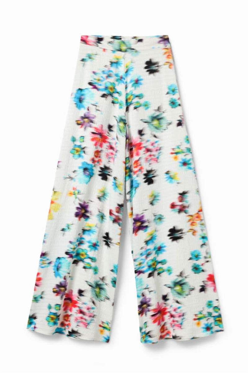 Pantalón maxi floral 