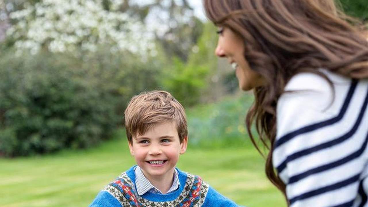Las entrañables imágenes del príncipe Louis con las que Kate Middleton rompe con la tradición