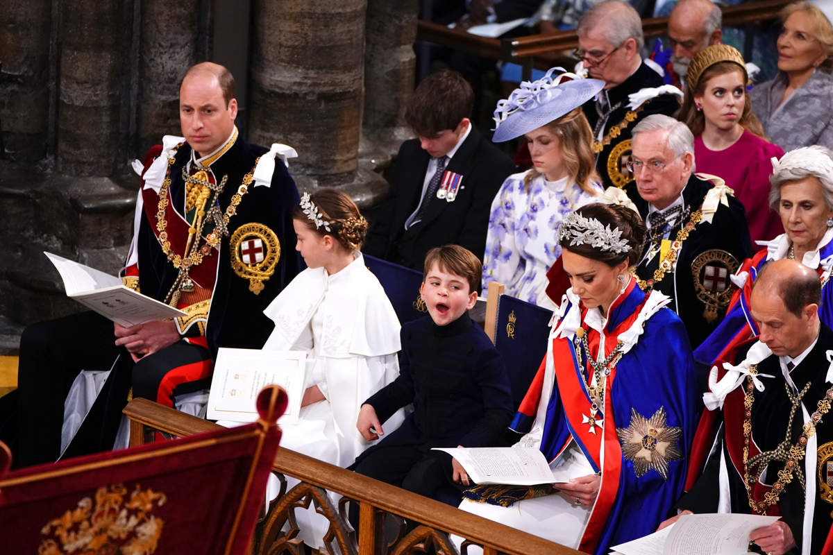 Louis, príncipe Guillermo y Kate Middleton