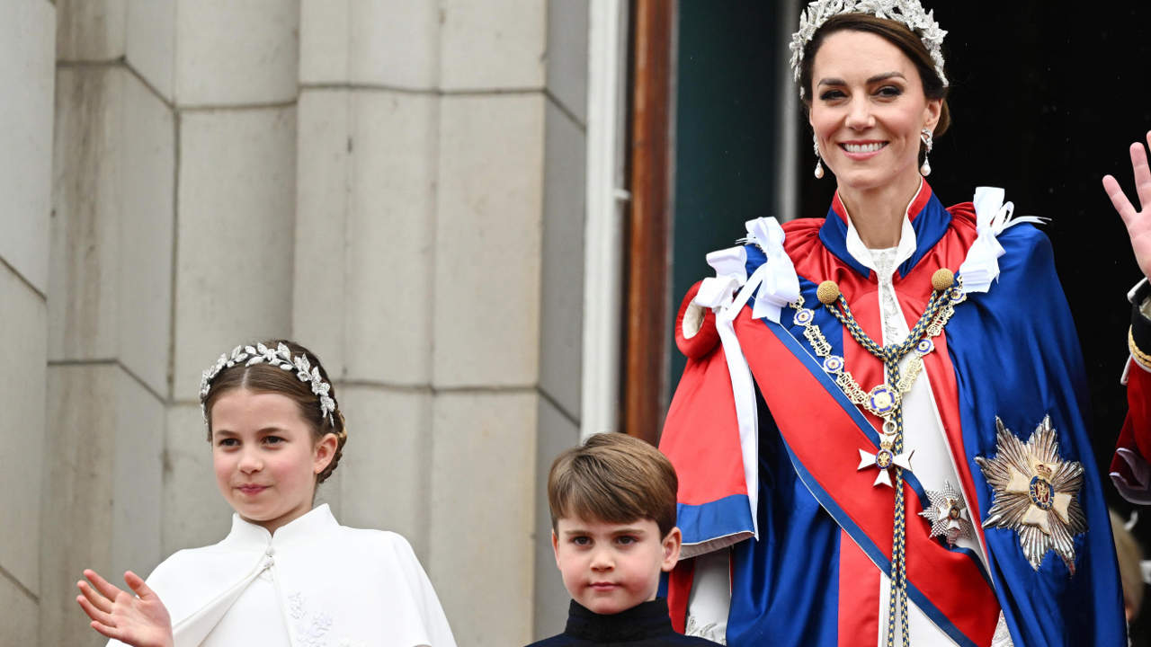 De las risas de Charlotte y Louis a una resplandeciente Kate Middleton: El vídeo inédito de la coronación de Carlos III