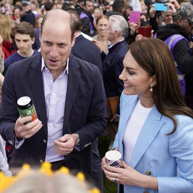 Kate Middleton y Guillermo arrebatan el protagonismo a Eugenia y Beatriz de York en un evento de la coronación