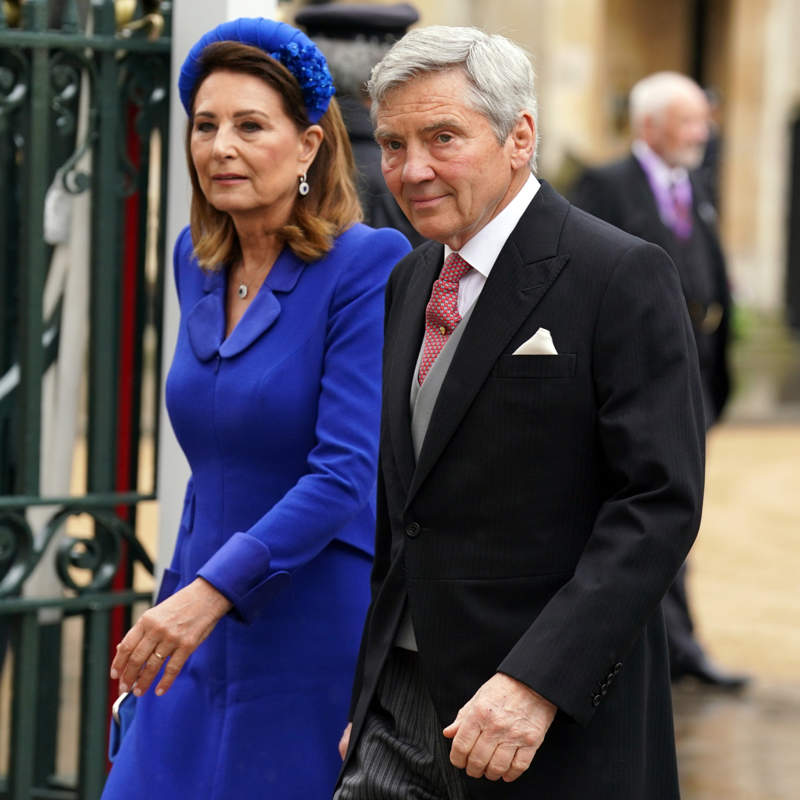 Los padres de Kate Middleton se hacen fuertes: su nueva posición en la Familia Real