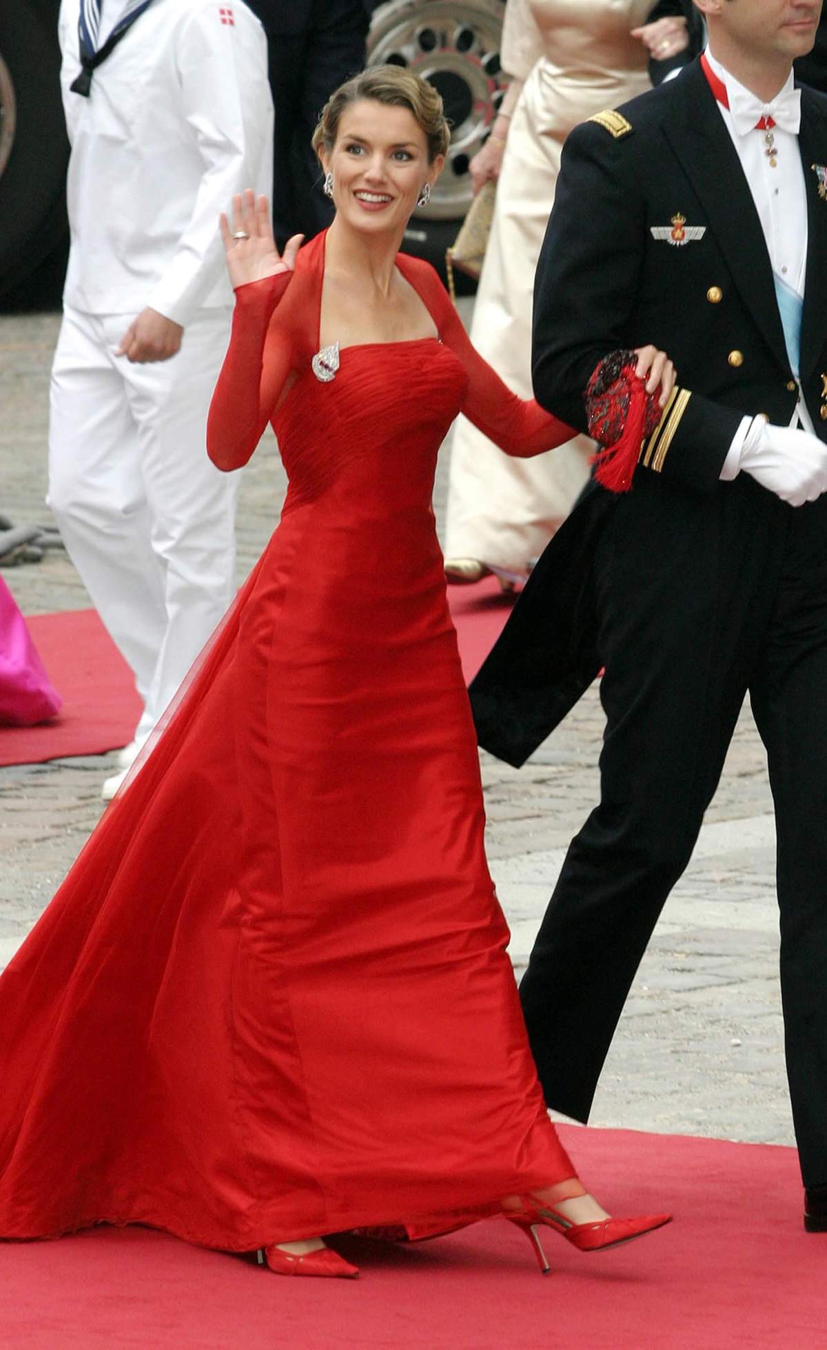 Letizia vestido Caprile rojo