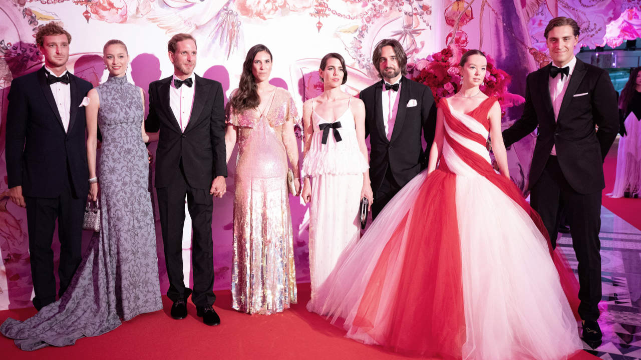 Los royals de Mónaco en el Baile de la Rosa en 2022