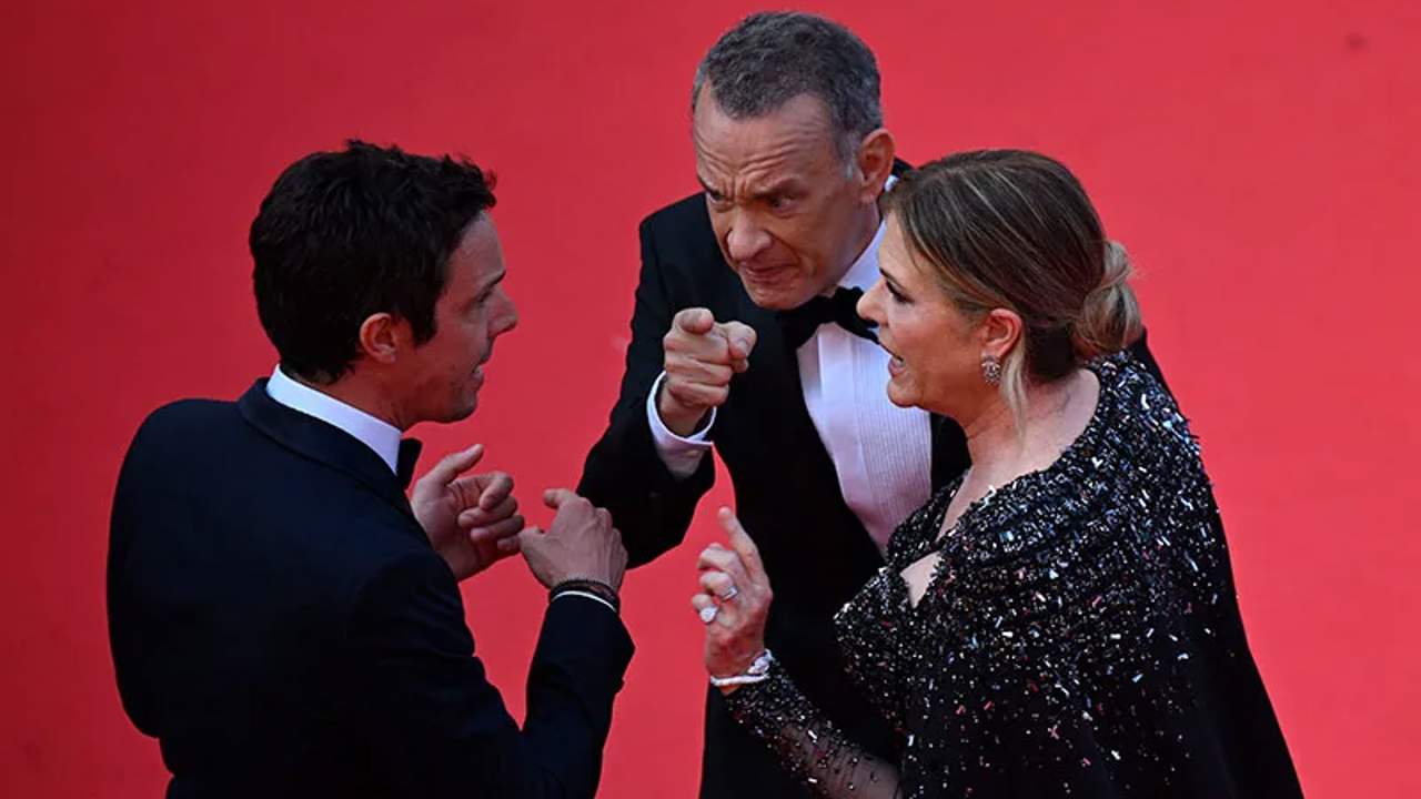 El 'gran enfado' de Tom Hanks en la alfombra roja de Cannes 