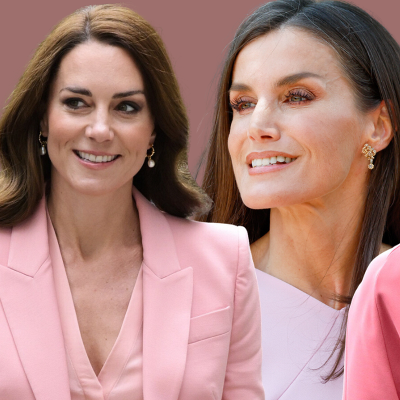 De Kate Middleton a la reina Letizia y Máxima de Holanda: el día en rosa de las royals con más estilo