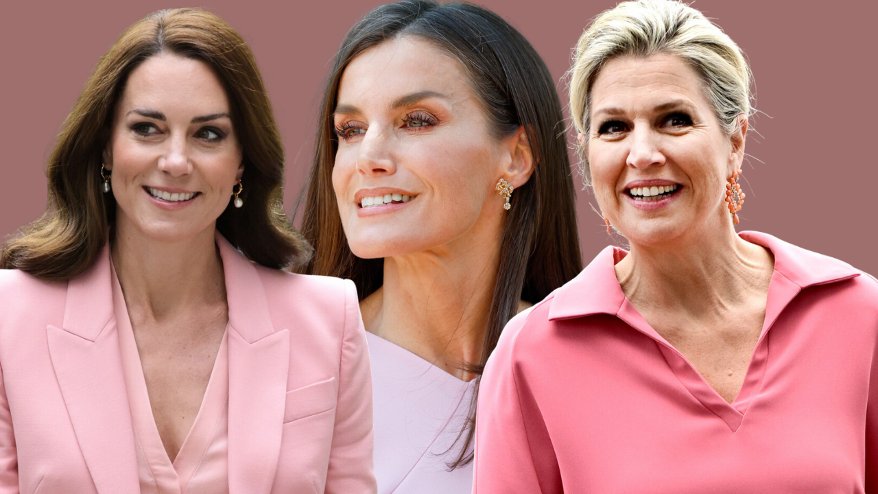 De Kate Middleton a la reina Letizia y Máxima de Holanda: el día en rosa de las royals con más estilo