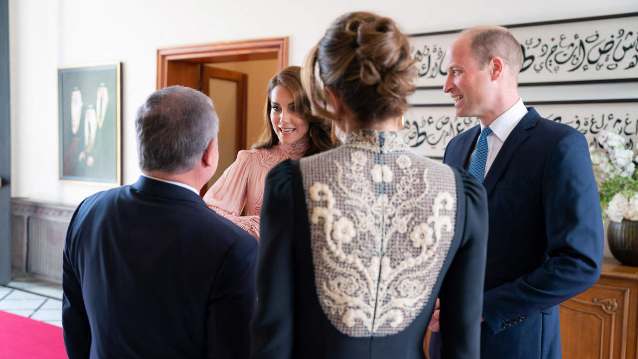 Kate Middleton y Guillermo compartieron confidencias con Rania de Jordania y Abdalá antes de la boda de Hussein