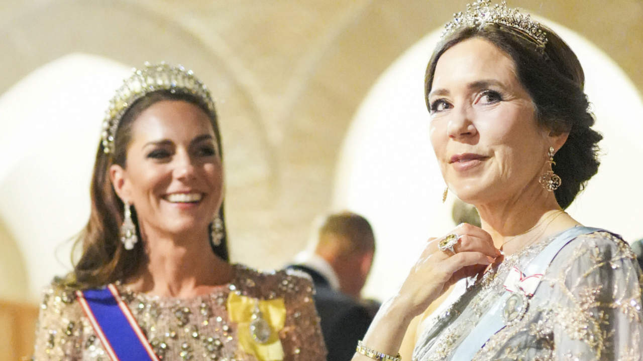De Kate Middleton a Máxima de Holanda: desfile de tiaras en la gran fiesta por la boda de Hussein de Jordania