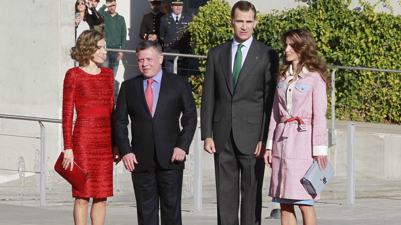El encuentro en Madrid de Felipe VI y Letizia con Abdalá II y Rania de Jordania en en una fecha muy especial