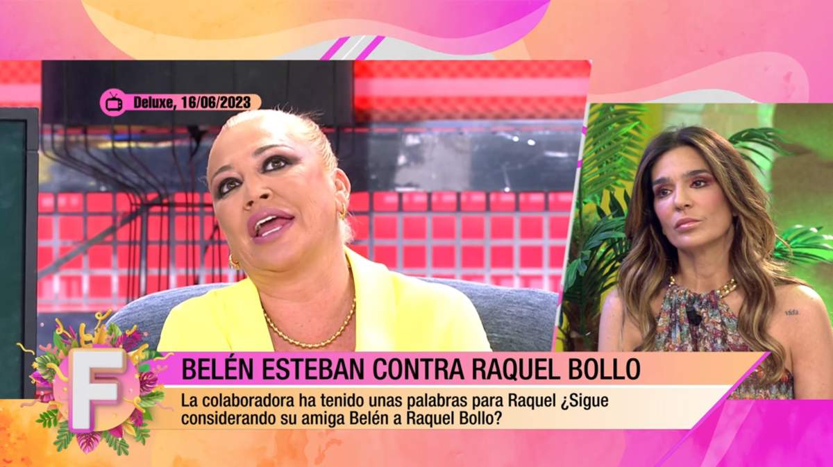 Raquel Bollo y Belén Esteban