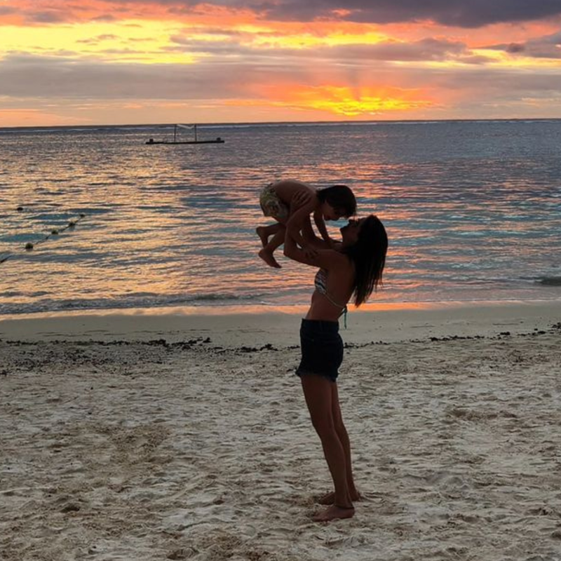 Las imágenes de Isabel Jiménez de vacaciones en Isla Mauricio junto a su familia