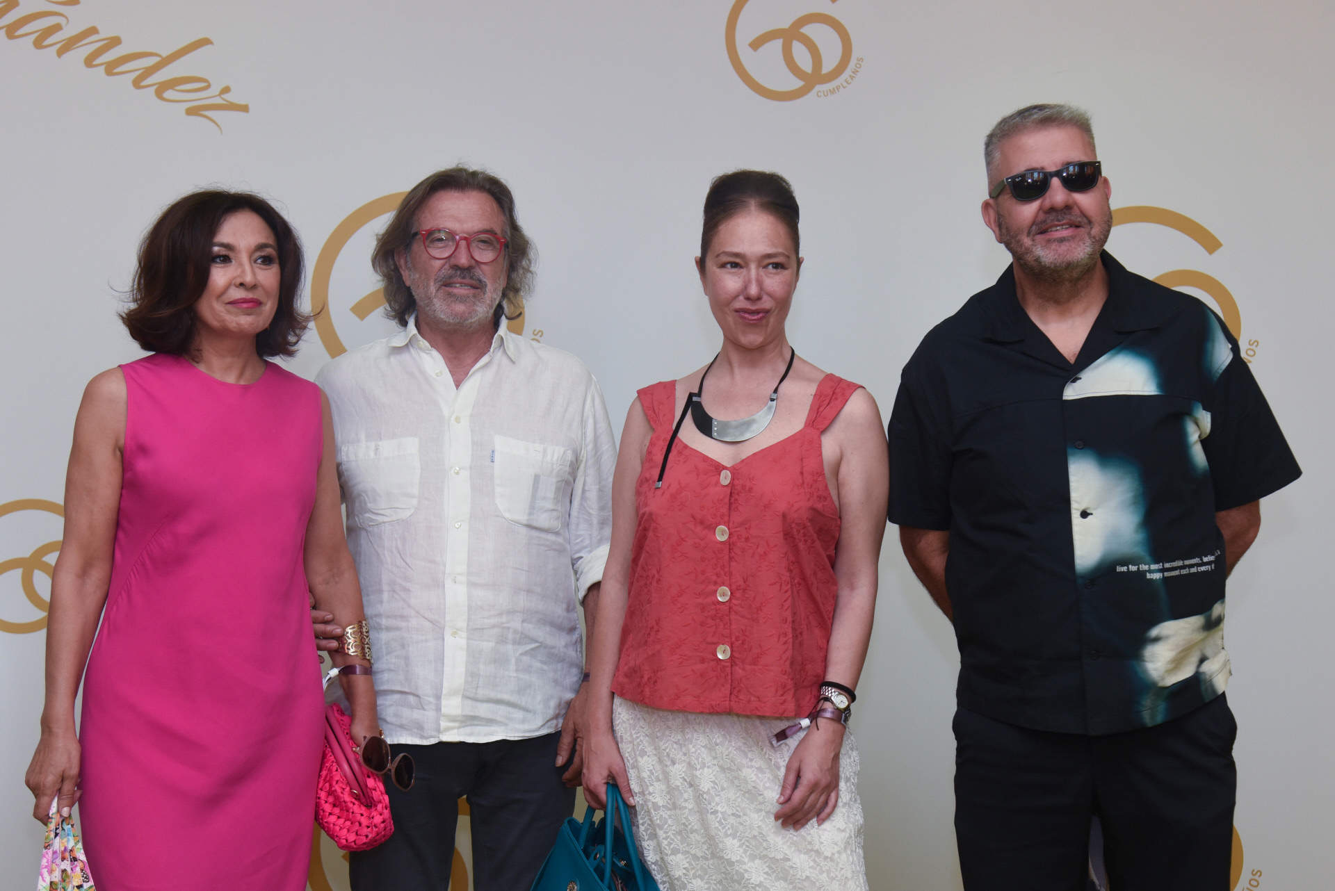 Isabel Gemio, Pepe Navarro, Florentino Fernández y su mujer