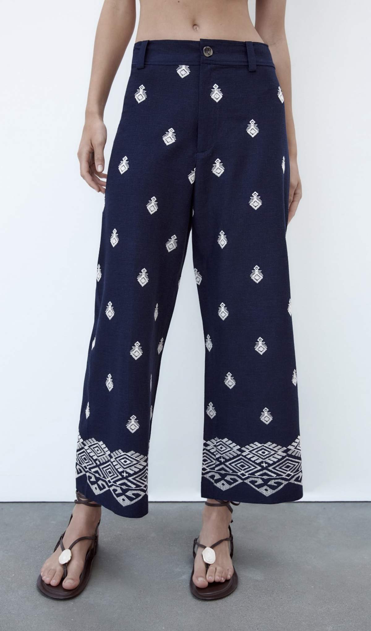 Pantalones culotte estampados Zara