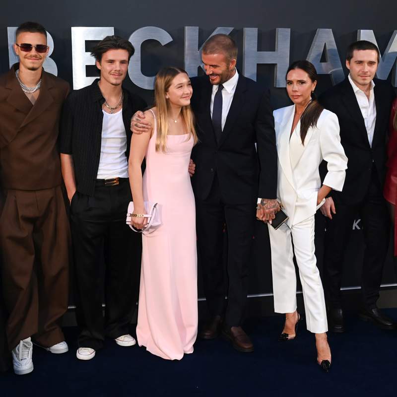 La familia Beckham, al completo en el estreno del nuevo documental del futbolista