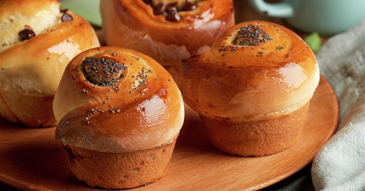 Minibrioches a la naranja