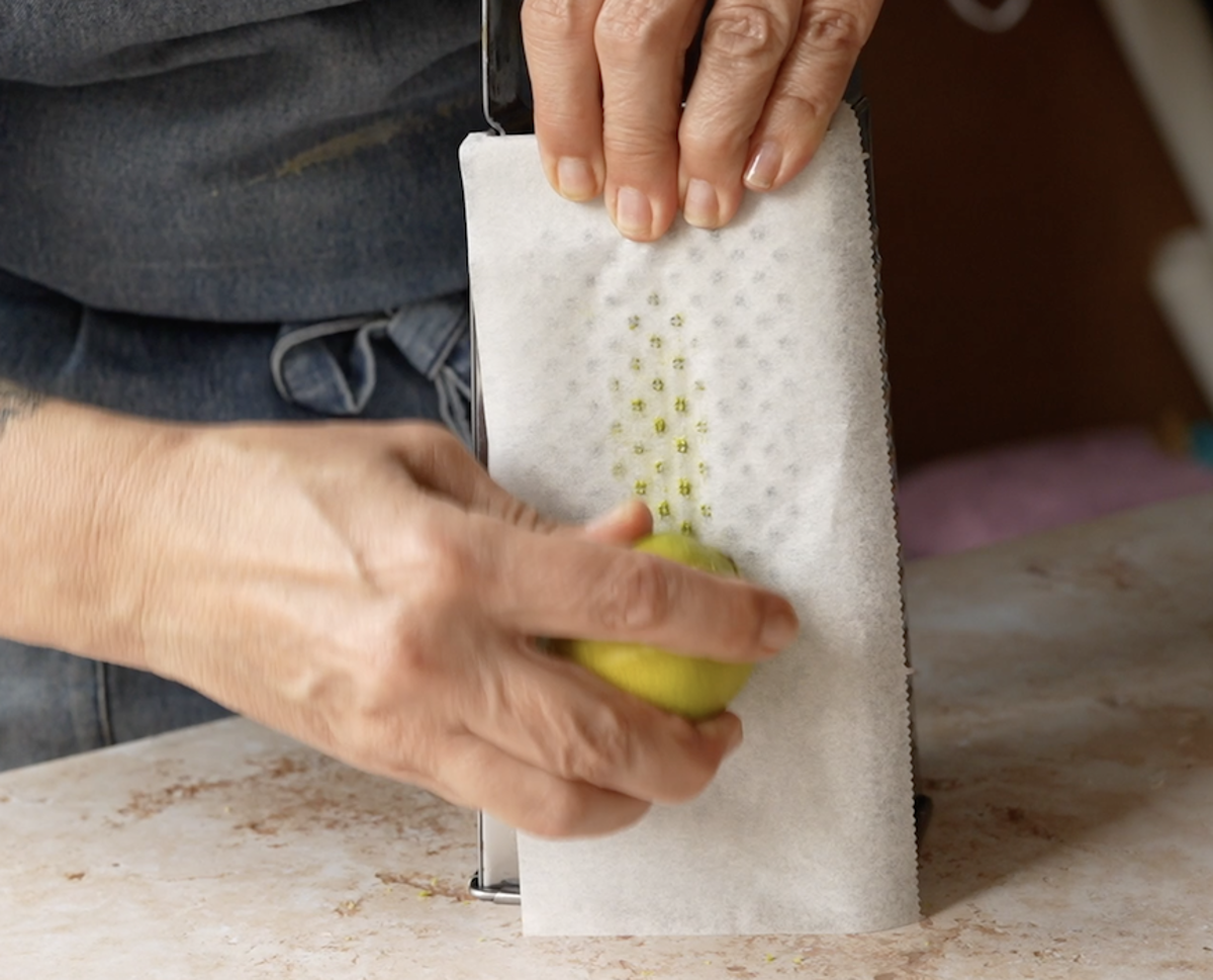Truco para rallar cítricos