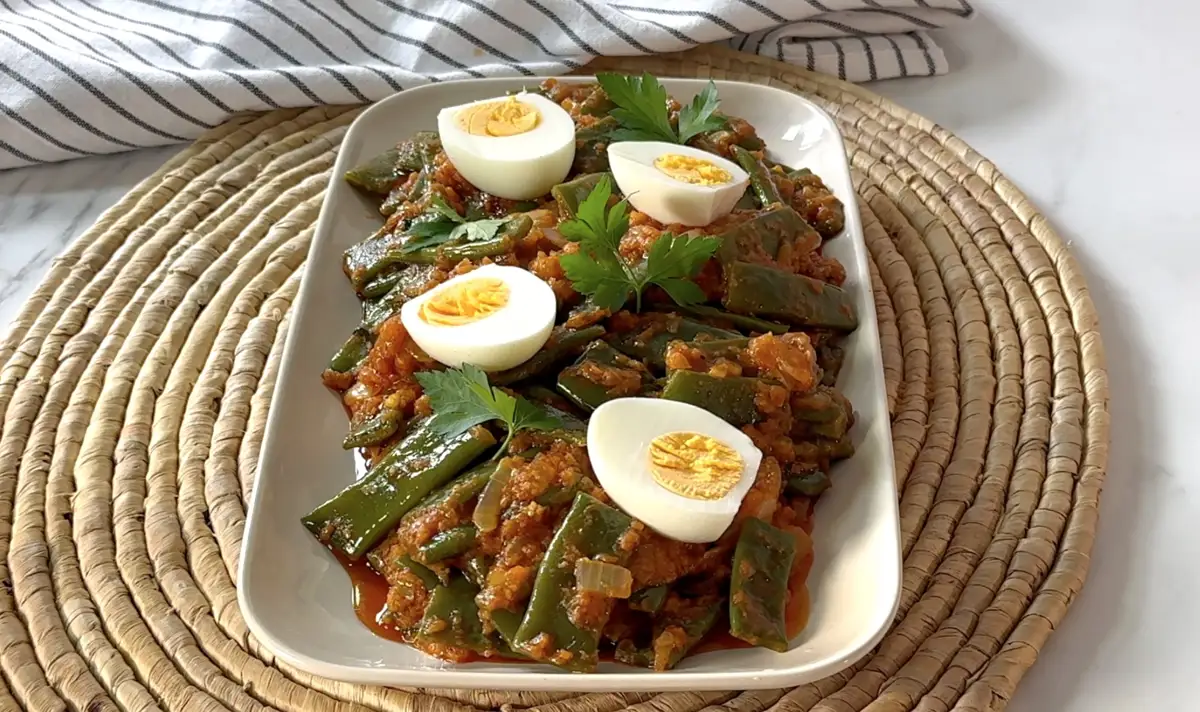 Judías verdes con tomate